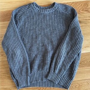 Madewell - Oversized fisherman knit sweater - regular fit - Grey